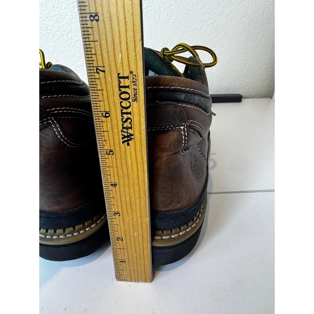 Georgia Giant Work Boots Mens 10.5 W 6 Inch Brown Leather Steel Toe Rugged